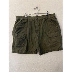 Savane green cargo hiking shorts mens size 40